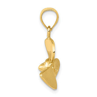 14k Yellow Gold Propeller Pendant D3420