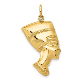 14k Yellow Gold Nefertiti Charm D3445