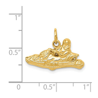 14k Yellow Gold Go-Kart Charm