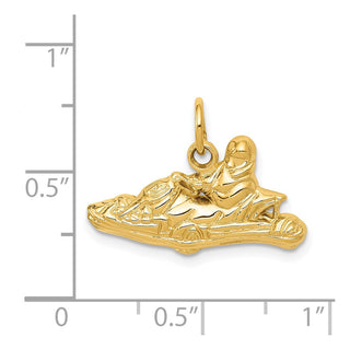 14k Yellow Gold Go-Kart Charm