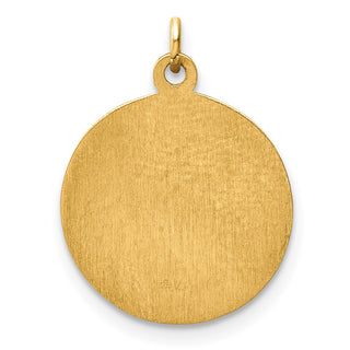 14K Yellow Gold Our Lady of Sorrows Medal Charm