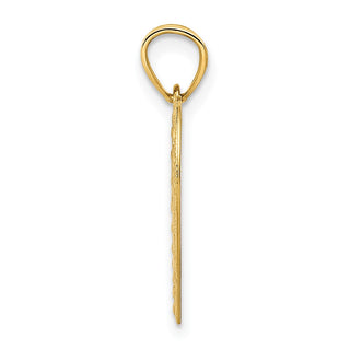 14k Yellow Gold Polished Doves in Heart Pendant