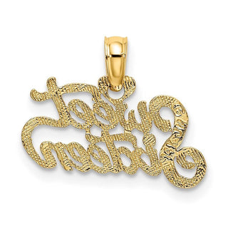 14k Yellow Gold Sweet Sixteen Pendant
