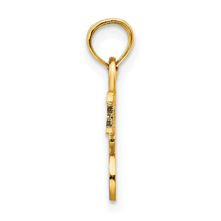 14k Yellow Gold Sweet 16 Pendant