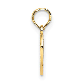 14k Yellow Gold Sweet 16 In Heart Pendant