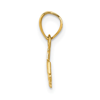 14k Yellow Gold Best Grandma Pendant D3957
