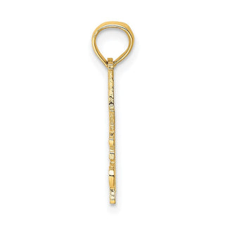 14k Yellow Gold #1 Godfather Pendant D3978