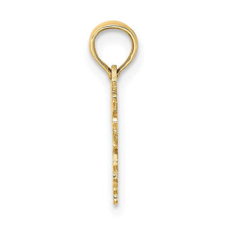 14k Yellow Gold 100% Taurus Pendant