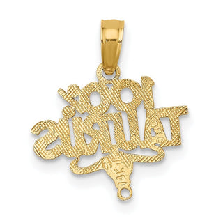14k Yellow Gold 100% Taurus Pendant
