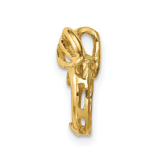 14k Yellow Gold Polished Cut-out Apple Slide