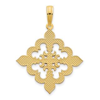 14k Yellow Gold Fancy Pendant D5068