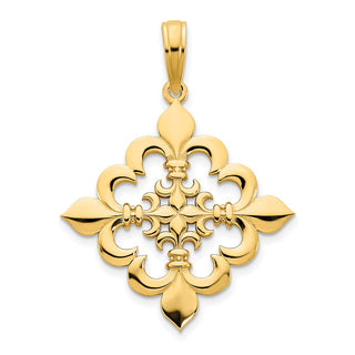 14k Yellow Gold Fancy Pendant D5068
