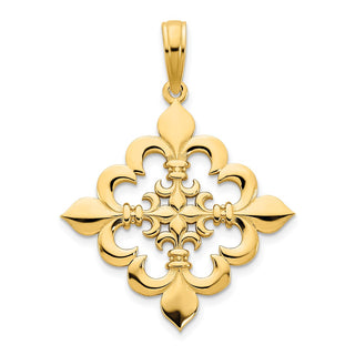 14k Yellow Gold Fancy Pendant D5068