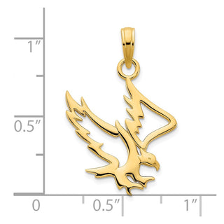 14k Yellow Gold Eagle Pendant D5070