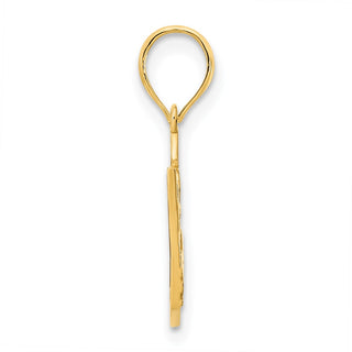14k Yellow Gold 15 Crown Pendant