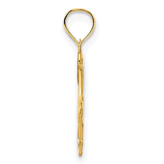 14k Yellow Gold Fancy Design Pendant
