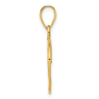 14k Yellow Gold Eagle Pendant D5091