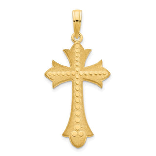 14k Yellow Gold Cross Pendant D5148