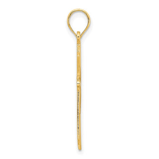 14k Yellow Gold Fancy Cross Pendant D5168