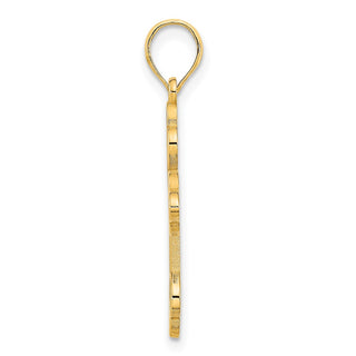 14k Yellow Gold Cross Pendant D5219