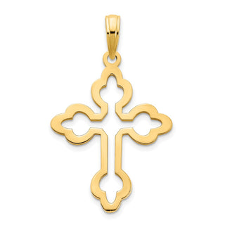 14k Yellow Gold Cross Pendant D5219