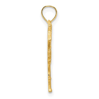 14k Yellow Gold Cheerleader Pendant D5220