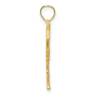 14k Yellow Gold Cheerleader Pendant D5220