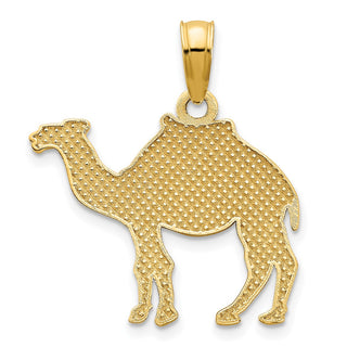 14k Yellow Gold Camel Pendant