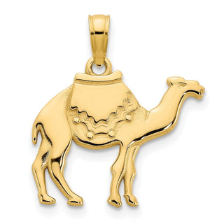 14k Yellow Gold Camel Pendant