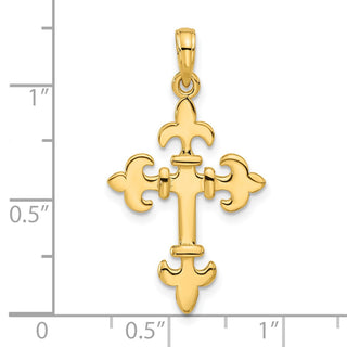 14K Yellow Gold Fancy Pendant D5291