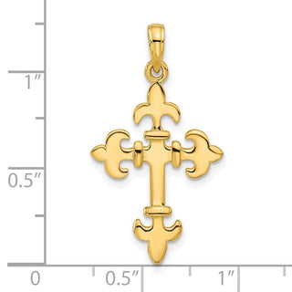 14K Yellow Gold Fancy Pendant D5291