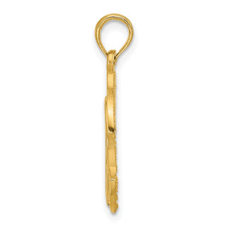14K Yellow Gold Fancy Pendant D5292