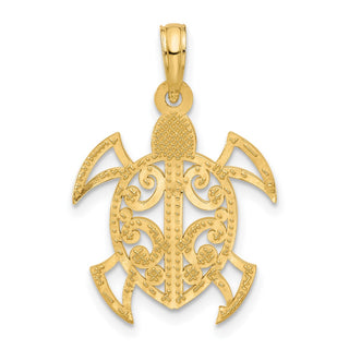 14K Yellow Gold Fancy Pendant D5292