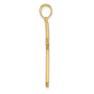 14K Yellow Gold Fancy Pendant D5350