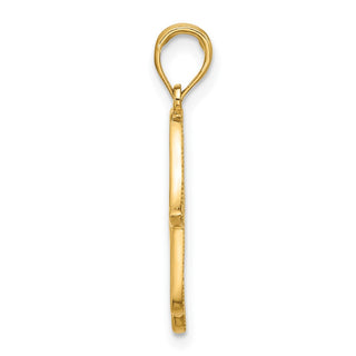 14K Yellow Gold Fancy Glyph Charm