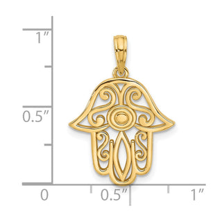 14K Yellow Gold Fancy Glyph Charm
