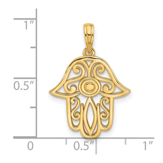 14K Yellow Gold Fancy Glyph Charm