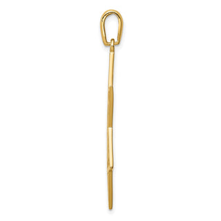 14k Yellow Gold Star Of David 12 Tribes Pendant