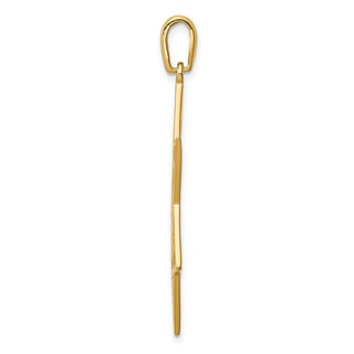 14k Yellow Gold Star Of David 12 Tribes Pendant