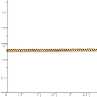 24" 14k Yellow Gold 1.5mm Franco Chain Necklace