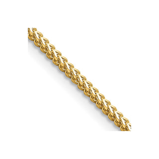 18" 14k Yellow Gold 1.5mm Franco Chain Necklace