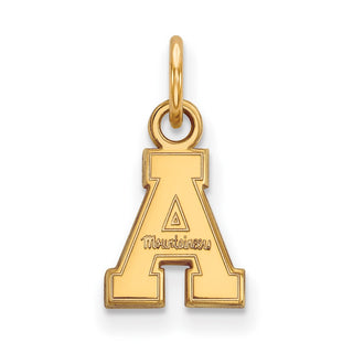 10k Gold LogoArt Appalachian State University Extra Small Pendant