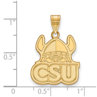 10k Gold LogoArt Cleveland State University Large Pendant