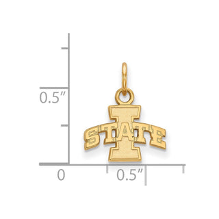 10k Gold LogoArt Iowa State University Extra Small Pendant