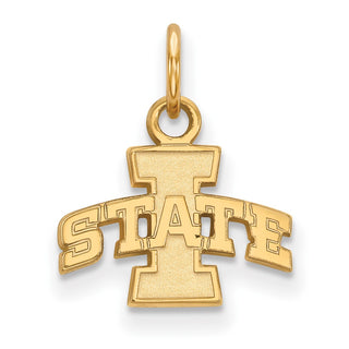 Sterling Silver Gold-plated LogoArt Iowa State University Extra Small Pendant