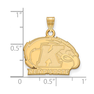 10k Gold LogoArt Kent State University Small Pendant