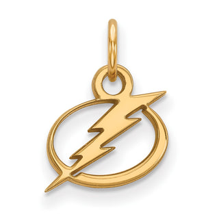 10k Gold NHL LogoArt Tampa Bay Lightning Extra Small Pendant