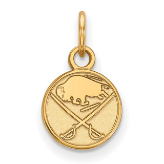 14k Gold NHL LogoArt Buffalo Sabres Extra Small Pendant
