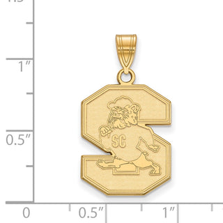10k Gold LogoArt South Carolina State University Large Pendant