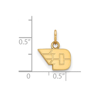 14k Gold LogoArt University of Dayton Extra Small Pendant
